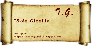 Tőkés Gizella névjegykártya