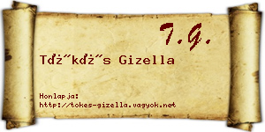 Tőkés Gizella névjegykártya